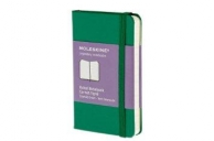 Moleskine notebook xs rul ox green hard
