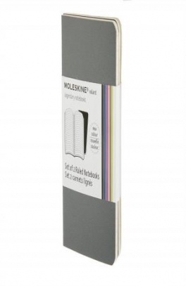 immagine 1 di Moleskine volant notebooks xs rul slate grey / payne's grey
