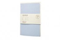 Moleskine note card iris blue pocket
