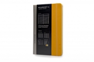 Moleskine professional notebook lg orange yellow