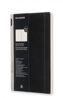 immagine 1 di Carnet Pro A4 Quadrille Couv Souple Noire