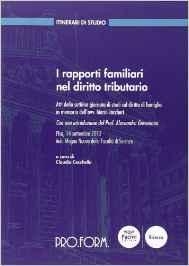 immagine 1 di I rapporti familiari nel diritto tributario