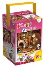 immagine 1 di Masha E Orso - In The House Puzzle e Color Fustino Maxi, 48pz