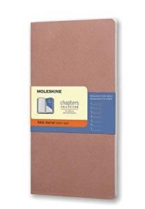 immagine 1 di Moleskine chapters journal slim large ruled old rose