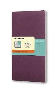 immagine 1 di Moleskine chapters journal slim large ruled plum purple