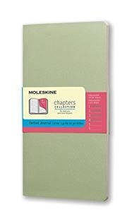 immagine 1 di Moleskine chapters journal slim medium dotted mist green