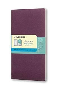 immagine 1 di Moleskine chapters journal slim medium dotted plum purple