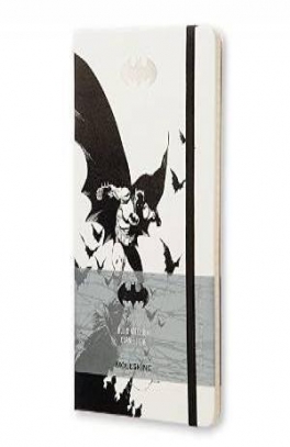 immagine 1 di Moleskine limited edition notebook batman ruled large hard cover white