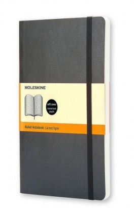immagine 1 di Notebook pocket ruled black soft