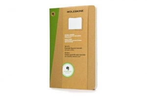 immagine 1 di Moleskine set of 2 evernote squ journals lg with smart stickers