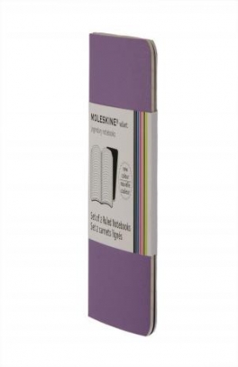 immagine 1 di Moleskine volant notebooks xs rul wisteria violet / brilliant violet