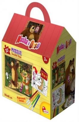 immagine 1 di Puzzle Small house 35 Masha play with friends